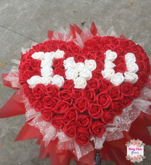 BÓ HOA SÁP THƠM HÀN QUỐC 100 BÔNG TÂN UYÊN